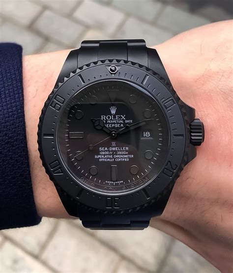 full black Rolex